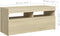 vidaXL - Tv-meubel - met - LED-verlichting - 90x35x40 - cm - sonoma - eikenkleurig