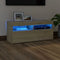 vidaXL - Tv-meubel - met - LED-verlichting - 90x35x40 - cm - sonoma - eikenkleurig
