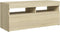 vidaXL - Tv-meubel - met - LED-verlichting - 90x35x40 - cm - sonoma - eikenkleurig