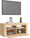 vidaXL - Tv-meubel - met - LED-verlichting - 90x35x40 - cm - sonoma - eikenkleurig