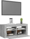 vidaXL - Tv-meubel - met - LED-verlichting - 90x35x40 - cm - betongrijs