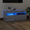 vidaXL - Tv-meubel - met - LED-verlichting - 90x35x40 - cm - betongrijs