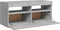 vidaXL - Tv-meubel - met - LED-verlichting - 90x35x40 - cm - betongrijs