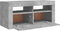 vidaXL - Tv-meubel - met - LED-verlichting - 90x35x40 - cm - betongrijs