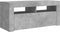 vidaXL - Tv-meubel - met - LED-verlichting - 90x35x40 - cm - betongrijs