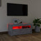 vidaXL - Tv-meubel - met - LED-verlichting - 90x35x40 - cm - betongrijs