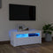 vidaXL - Tv-meubel - met - LED-verlichting - 90x35x40 - cm - wit