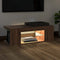 vidaXL - Tv-meubel - met - LED-verlichting - 90x39x30 - cm - bruin - eikenkleur