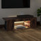vidaXL - Tv-meubel - met - LED-verlichting - 90x39x30 - cm - gerookt - eikenkleurig