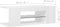 vidaXL - Tv-meubel - met - LED-verlichting - 90x39x30 - cm - hoogglans - wit