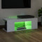 vidaXL - Tv-meubel - met - LED-verlichting - 90x39x30 - cm - hoogglans - wit