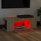 vidaXL - Tv-meubel - met - LED-verlichting - 90x39x30 - cm - sonoma - eikenkleurig