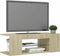 vidaXL - Tv-meubel - met - LED-verlichting - 90x39x30 - cm - sonoma - eikenkleurig