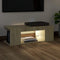 vidaXL - Tv-meubel - met - LED-verlichting - 90x39x30 - cm - sonoma - eikenkleurig