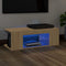 vidaXL - Tv-meubel - met - LED-verlichting - 90x39x30 - cm - sonoma - eikenkleurig