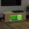 vidaXL - Tv-meubel - met - LED-verlichting - 90x39x30 - cm - sonoma - eikenkleurig