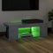 vidaXL - Tv-meubel - met - LED-verlichting - 90x39x30 - cm - betongrijs