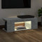 vidaXL - Tv-meubel - met - LED-verlichting - 90x39x30 - cm - betongrijs