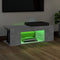 vidaXL - Tv-meubel - met - LED-verlichting - 90x39x30 - cm - betongrijs