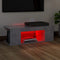 vidaXL - Tv-meubel - met - LED-verlichting - 90x39x30 - cm - betongrijs