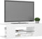 vidaXL - Tv-meubel - met - LED-verlichting - 90x39x30 - cm - wit