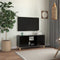 vidaXL - Tv-meubel - met - massief - houten - poten - 103,5x35x50 - cm - zwart