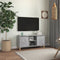 vidaXL - Tv-meubel - met - massief - houten - poten - 103,5x35x50 - cm - betongrijs