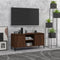 vidaXL - Tv-meubel - met - metalen - poten - 103,5x35x50 - cm - bruin - eikenkleur
