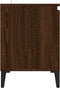 vidaXL - Tv-meubel - met - metalen - poten - 103,5x35x50 - cm - bruin - eikenkleur