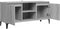 vidaXL - Tv-meubel - met - metalen - poten - 103,5x35x50 - cm - grijs - sonoma - eiken