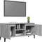 vidaXL - Tv-meubel - met - metalen - poten - 103,5x35x50 - cm - grijs - sonoma - eiken