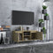 vidaXL - Tv-meubel - met - metalen - poten - 103,5x35x50 - cm - sonoma - eikenkleurig