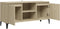 vidaXL - Tv-meubel - met - metalen - poten - 103,5x35x50 - cm - sonoma - eikenkleurig