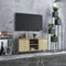 vidaXL - Tv-meubel - met - metalen - poten - 103,5x35x50 - cm - sonoma - eikenkleurig