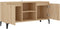 vidaXL - Tv-meubel - met - metalen - poten - 103,5x35x50 - cm - sonoma - eikenkleurig