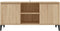 vidaXL - Tv-meubel - met - metalen - poten - 103,5x35x50 - cm - sonoma - eikenkleurig