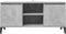 vidaXL - Tv-meubel - met - metalen - poten - 103,5x35x50 - cm - betongrijs