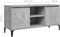 vidaXL - Tv-meubel - met - metalen - poten - 103,5x35x50 - cm - betongrijs
