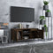 vidaXL - Tv-meubel - met - metalen - poten - 103,5x35x50 - cm - gerookt - eikenkleurig
