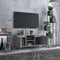 vidaXL - Tv-meubel - met - metalen - poten - 103,5x35x50 - cm - betongrijs