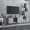 vidaXL - Tv-meubel - met - metalen - poten - 103,5x35x50 - cm - betongrijs