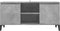 vidaXL - Tv-meubel - met - metalen - poten - 103,5x35x50 - cm - betongrijs