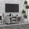 vidaXL - Tv-meubel - met - metalen - poten - 103,5x35x50 - cm - betongrijs