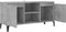 vidaXL - Tv-meubel - met - metalen - poten - 103,5x35x50 - cm - betongrijs