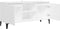 vidaXL - Tv-meubel - met - metalen - poten - 103,5x35x50 - cm - wit
