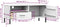 vidaXL - Tv-meubel - met - metalen - poten - OSLO - massief - grenenhout - wit
