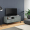 vidaXL - Tv-meubel - met - metalen - poten - OSLO - massief - grenenhout - grijs
