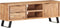 vidaXL - Tv-meubel - met - natuurlijke - randen - 120x30x42cm - massief - acaciahout