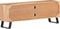 vidaXL - Tv-meubel - met - natuurlijke - randen - 120x30x42cm - massief - acaciahout