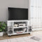 vidaXL - Tv-meubel - met - wieltjes - 80x40x45 - cm - bewerkt - hout - wit
